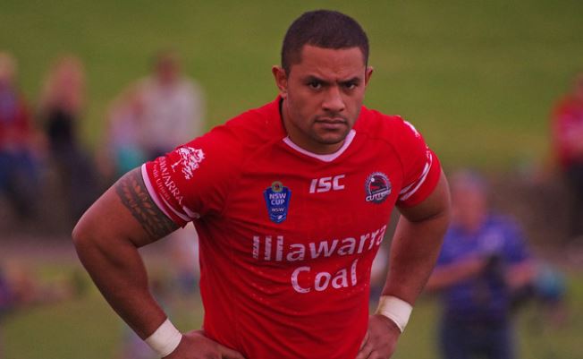 William Mataka on the field while playing for the St George Illawarra Dragons (photo: Photo: Naparazzi @ Flikr)