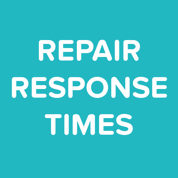 Repair response times